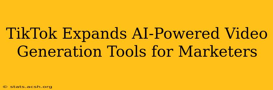 TikTok Expands AI-Powered Video Generation Tools for Marketers