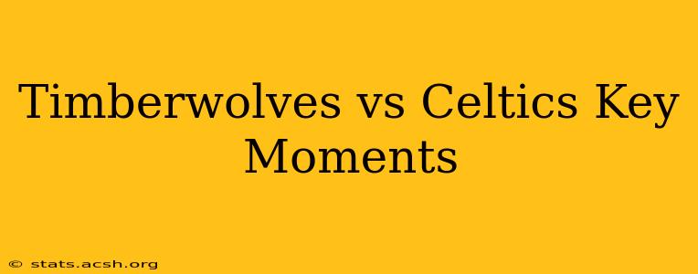 Timberwolves vs Celtics Key Moments