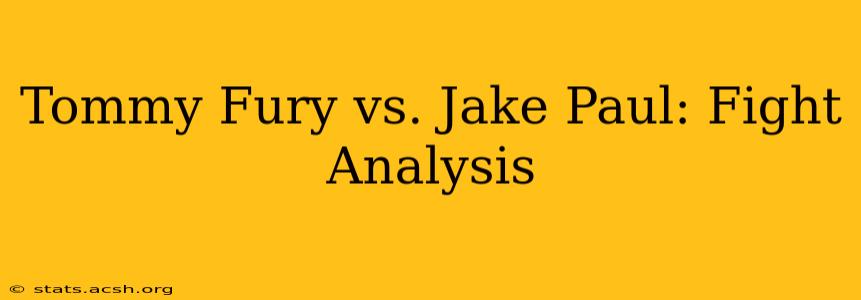 Tommy Fury vs. Jake Paul: Fight Analysis