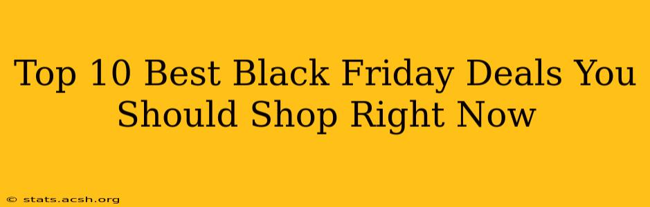 Top 10 Best Black Friday Deals You Should Shop Right Now