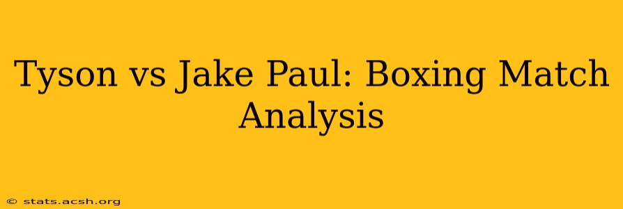 Tyson vs Jake Paul: Boxing Match Analysis