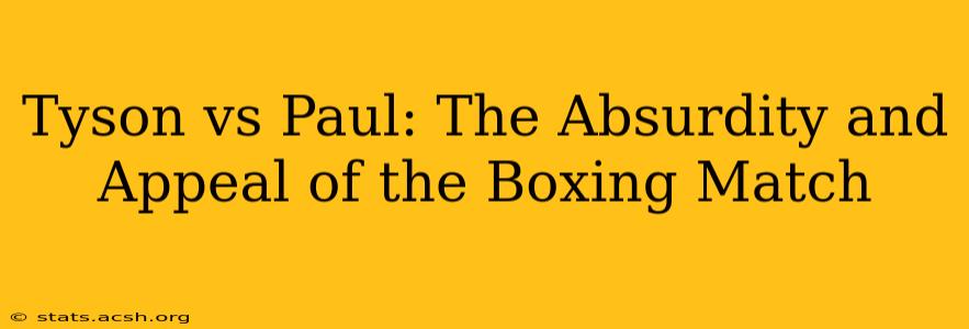 Tyson vs Paul: The Absurdity and Appeal of the Boxing Match