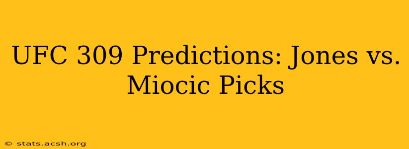 UFC 309 Predictions: Jones vs. Miocic Picks