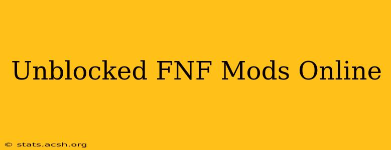 Unblocked FNF Mods Online