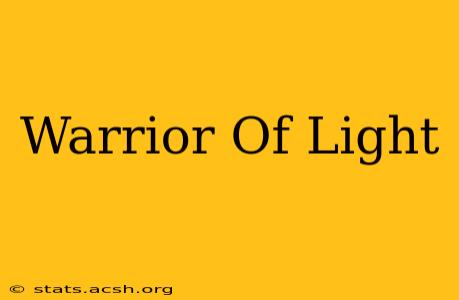 Warrior Of Light