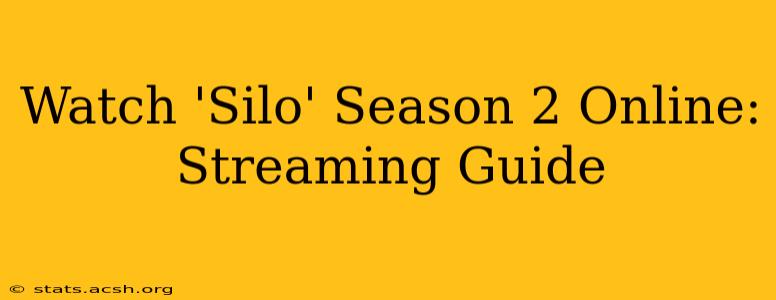 Watch 'Silo' Season 2 Online: Streaming Guide