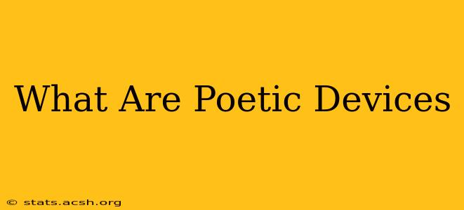 What Are Poetic Devices