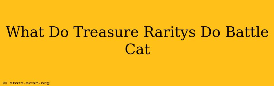 What Do Treasure Raritys Do Battle Cat