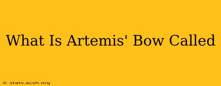 What Is Artemis' Bow Called