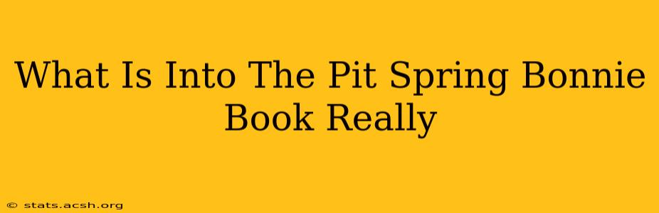 What Is Into The Pit Spring Bonnie Book Really