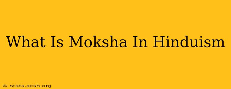 What Is Moksha In Hinduism