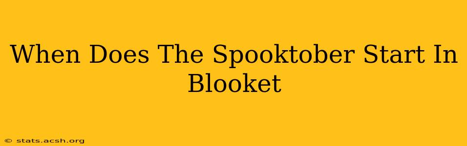 When Does The Spooktober Start In Blooket