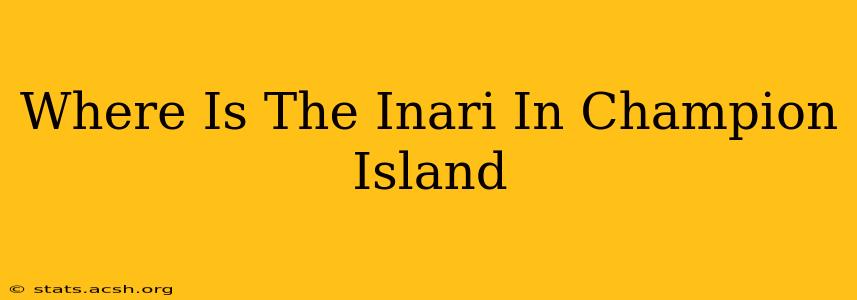 Where Is The Inari In Champion Island