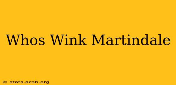 Whos Wink Martindale