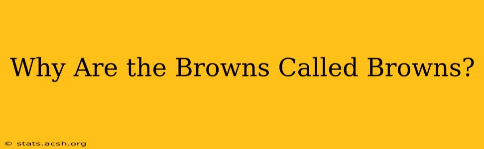 Why Are the Browns Called Browns?