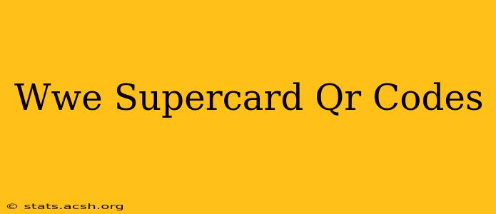 Wwe Supercard Qr Codes