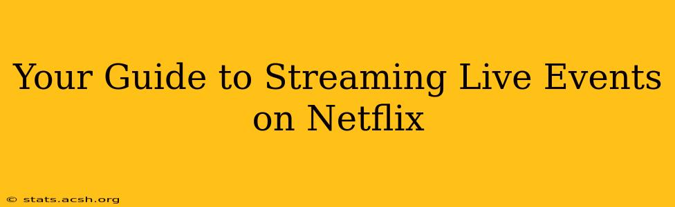 Your Guide to Streaming Live Events on Netflix